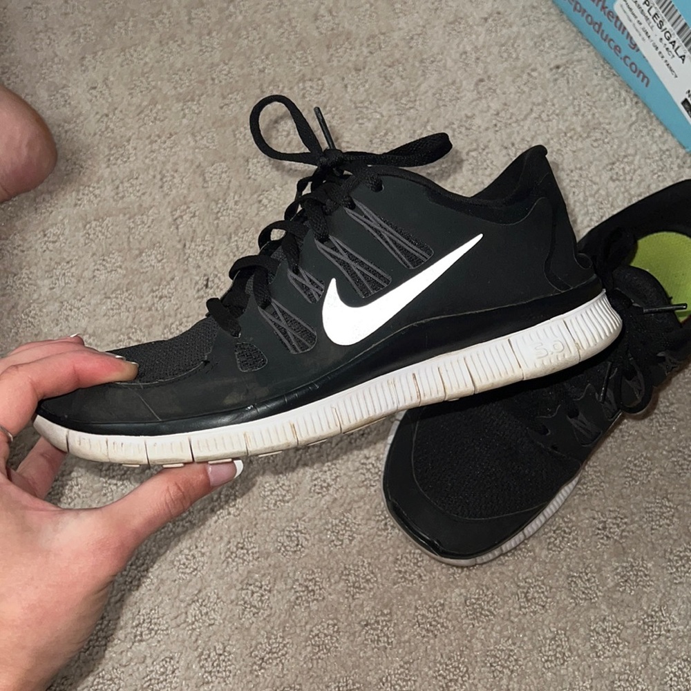 Black Nike sneakers